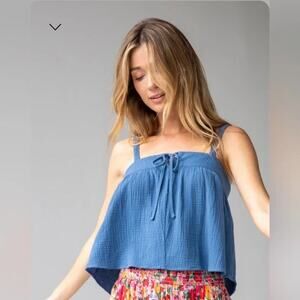 Natural Life Blue Tank Top